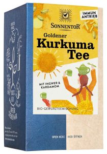 Goldener Kurkuma Tee Bio