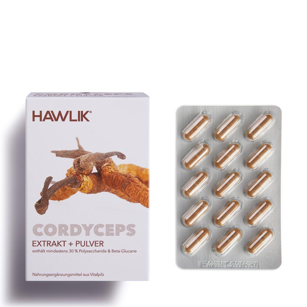Cordyceps Extrakt + Pulver Kapseln