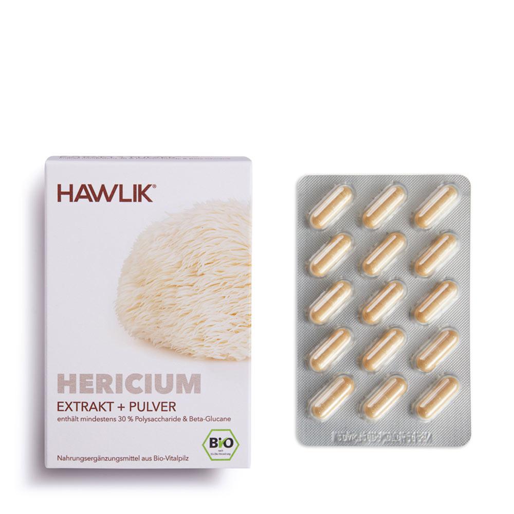 Hericium Extrakt + Pulver Kapseln