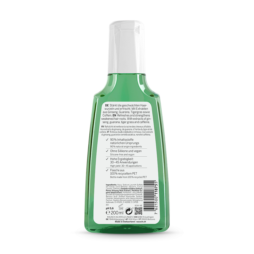 Coffein Shampoo mit Ginseng