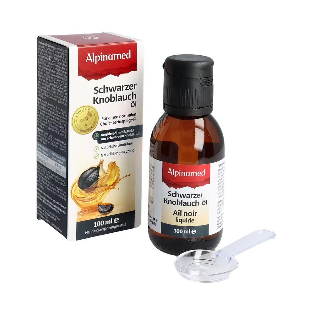 Schwarzer Knoblauch Öl