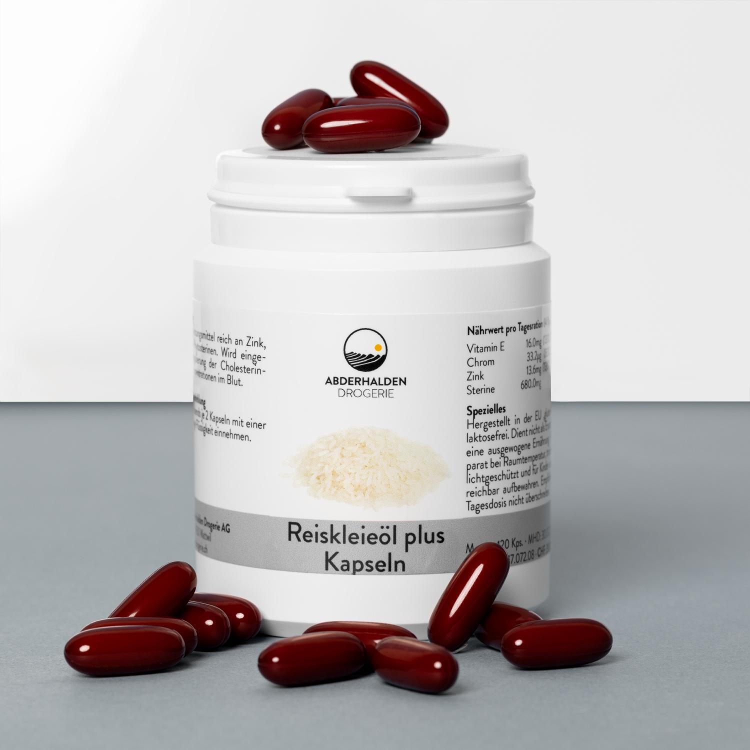 Reiskleieöl plus Kapseln