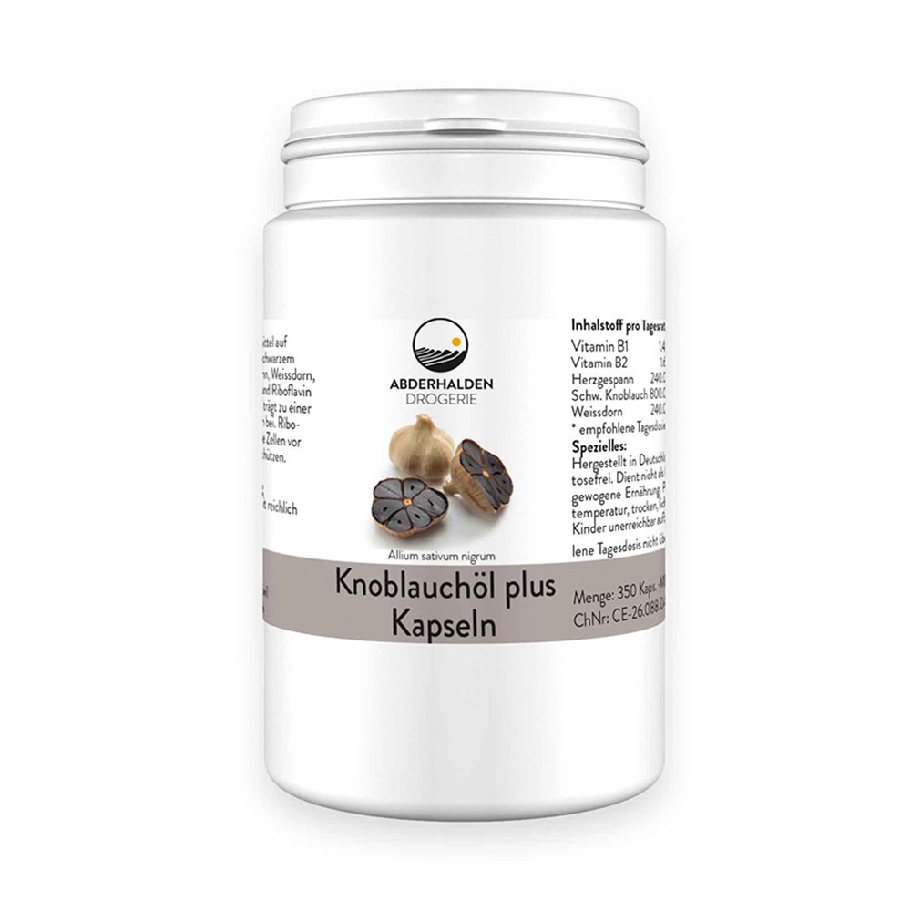 Knoblauchöl plus Kapseln