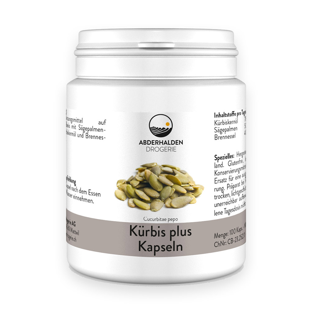Kürbis plus Kapseln