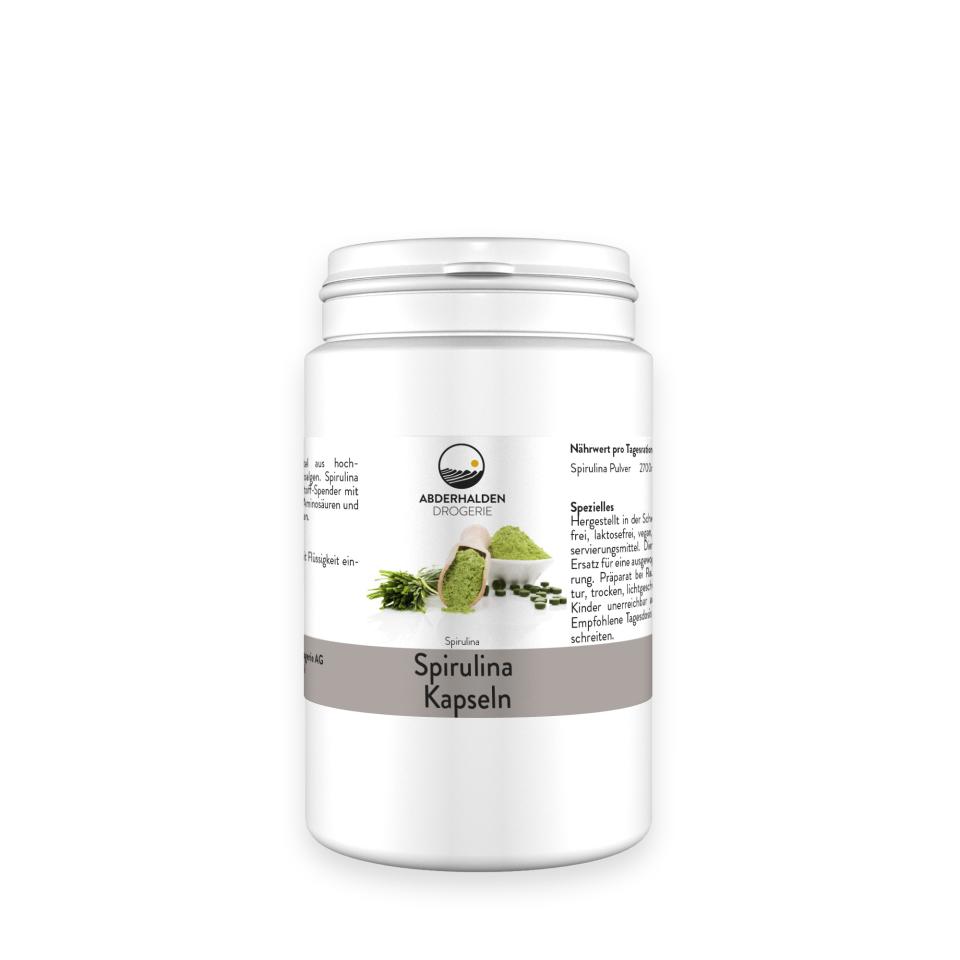 Spirulina Mikroalge Kapseln