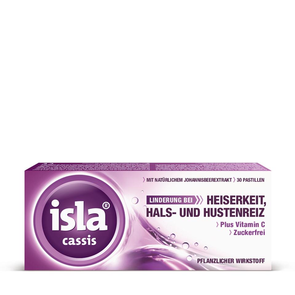Isländisch Moos Pastillen Cassis