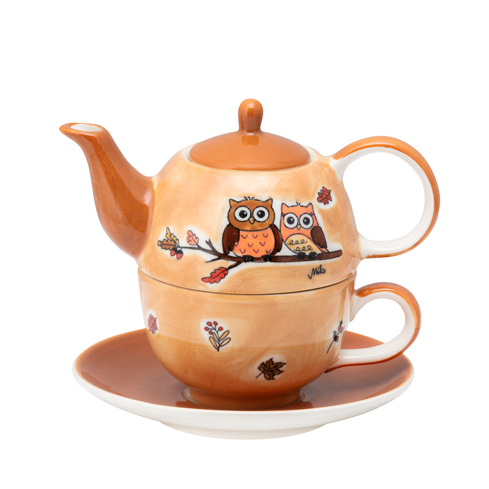 Tea For One Cuddle Time Owls