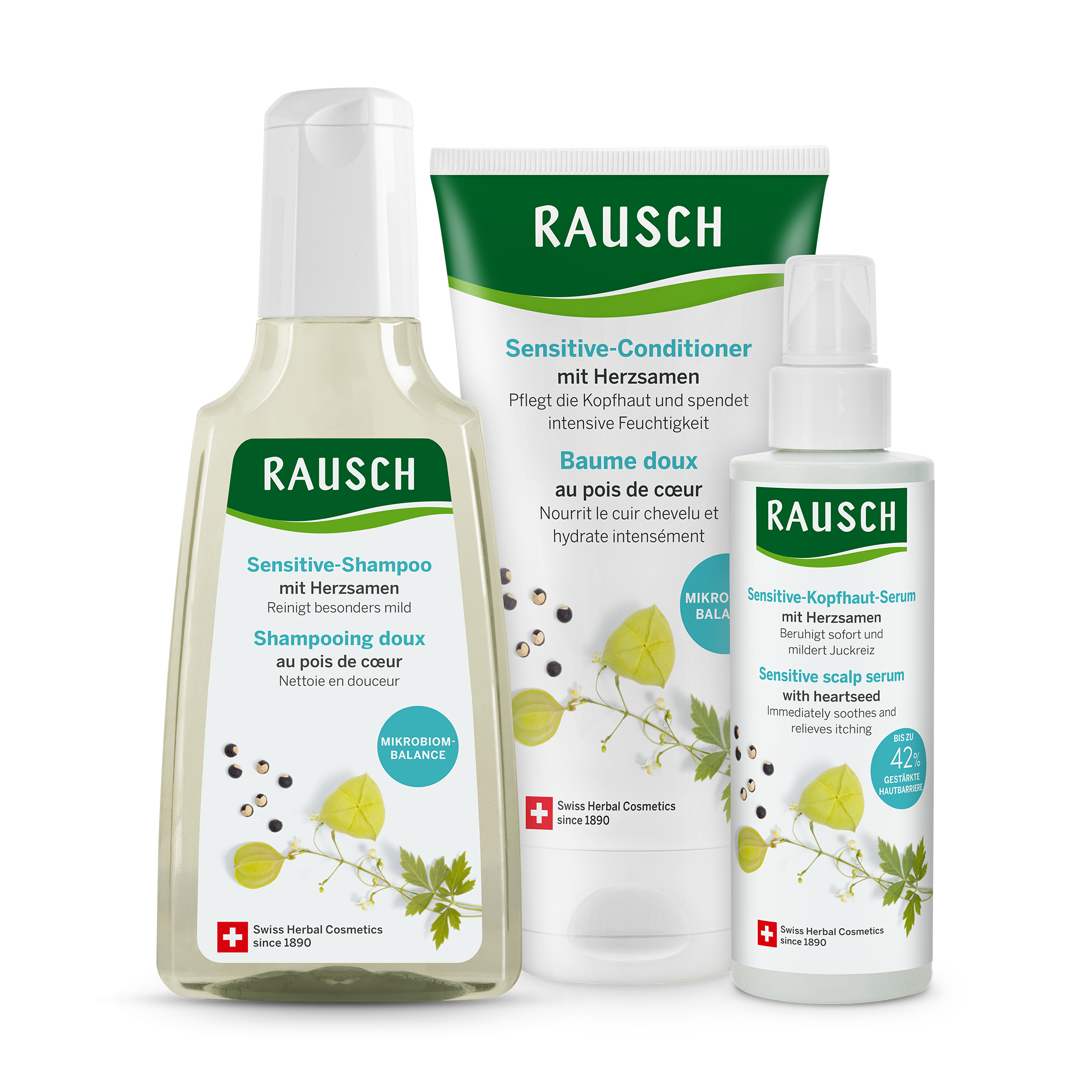 Sensitive Conditioner mit Herzsamen