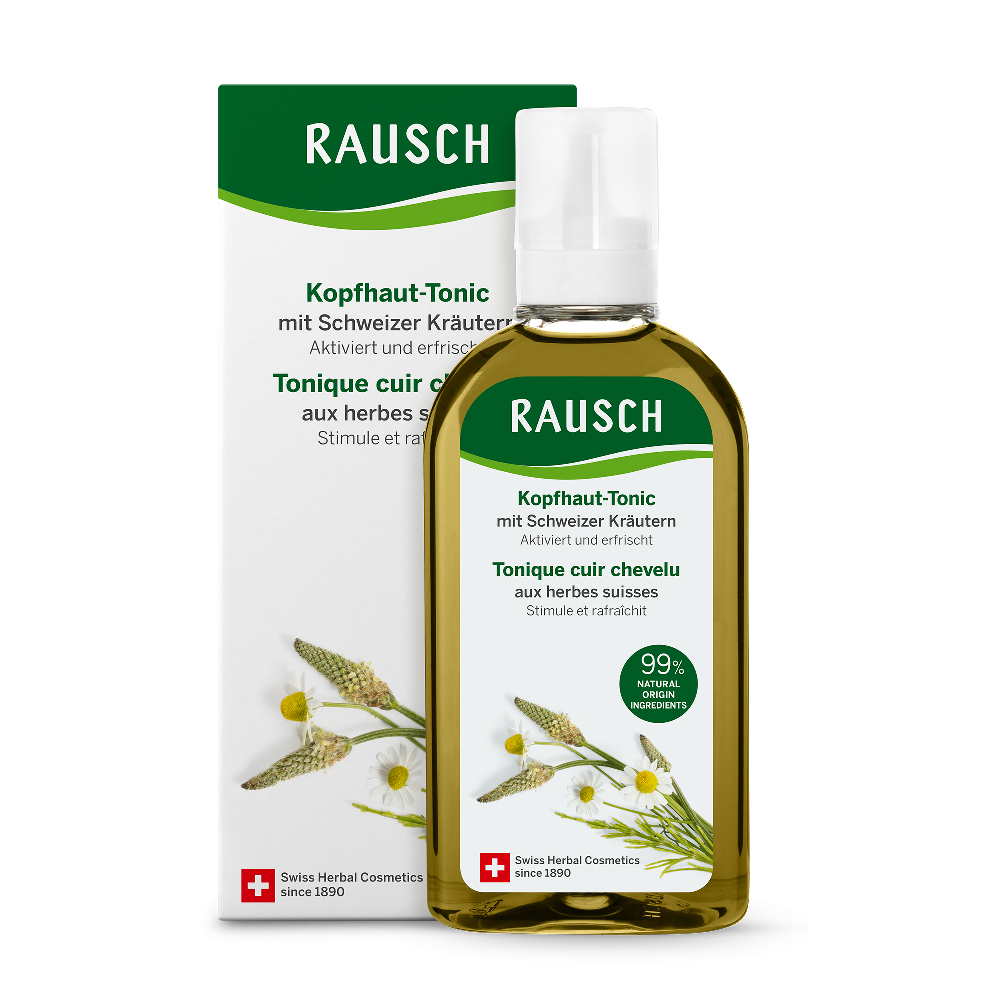 Kopfhaut Tonic mit Schweizer Kräutern