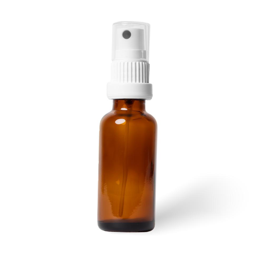 Flasche Glas inkl. Spray