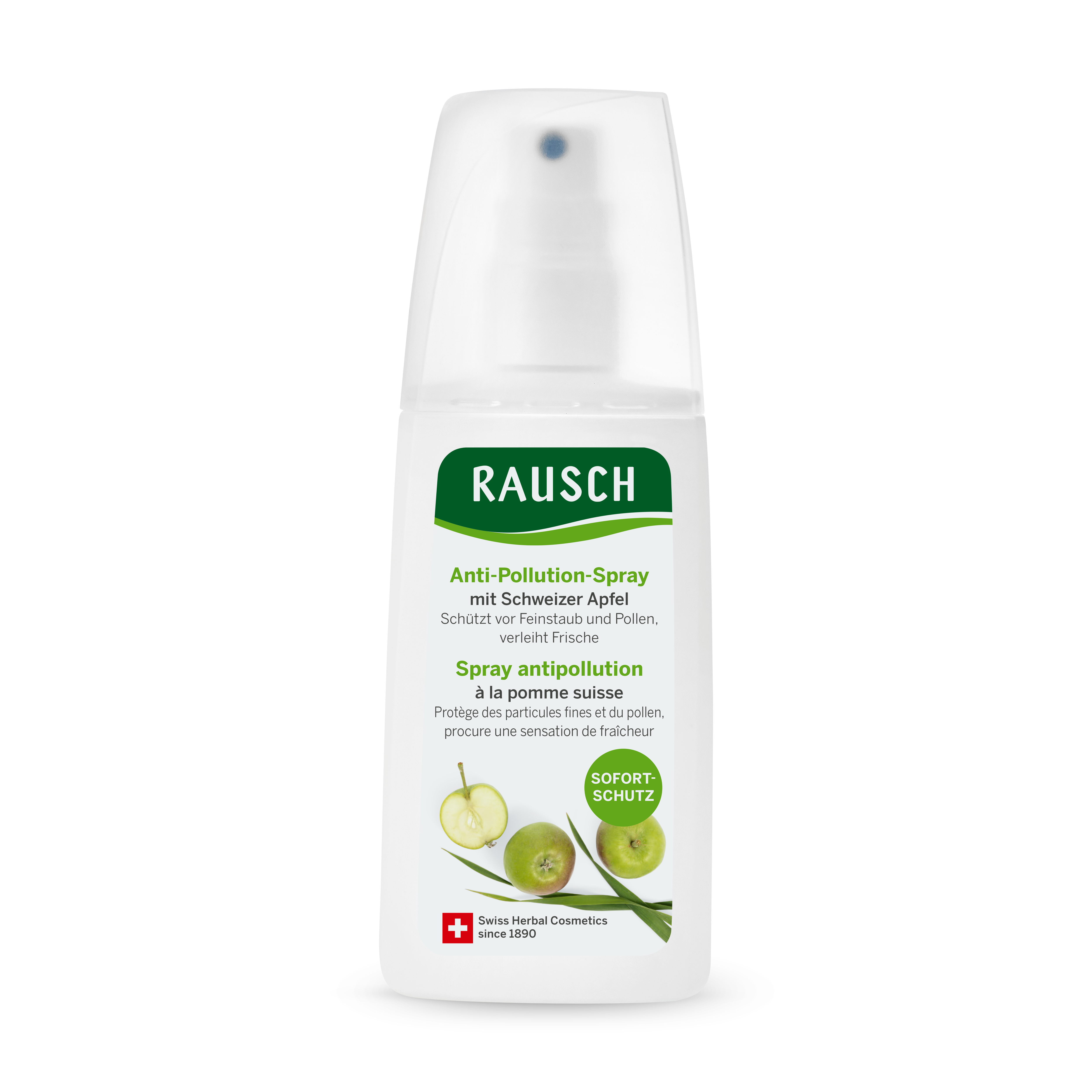 Anti Pollution Spray mit Schweizer Apfel
