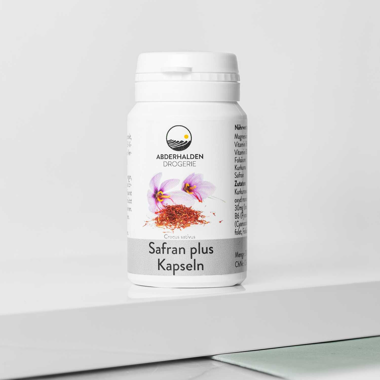 Safran plus Kapseln