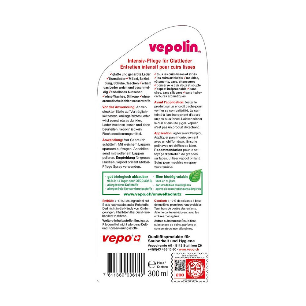 Vepolin Lederpflege