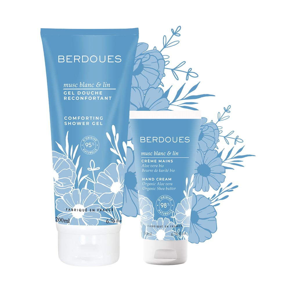 Musc Blanc & Lin Körperpflege Set