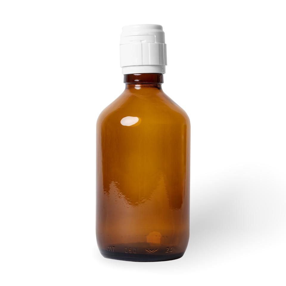 Flasche Glas inkl. Ausgussdeckel