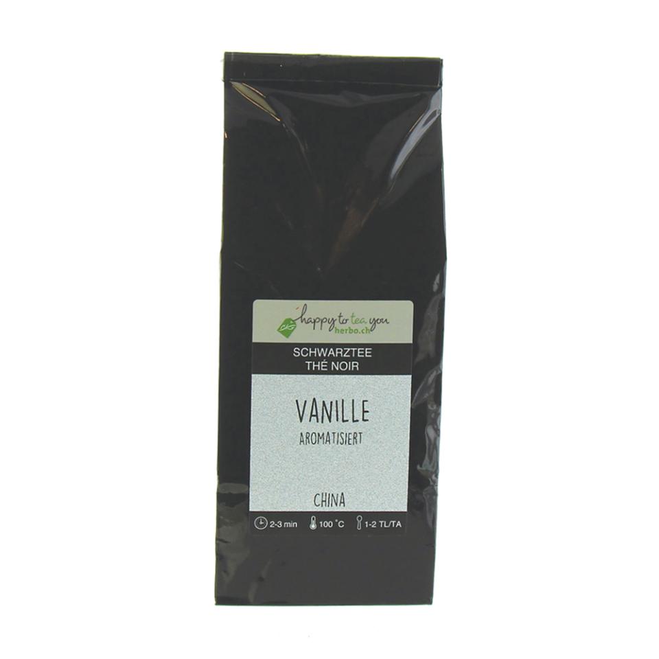 Schwarztee Vanille