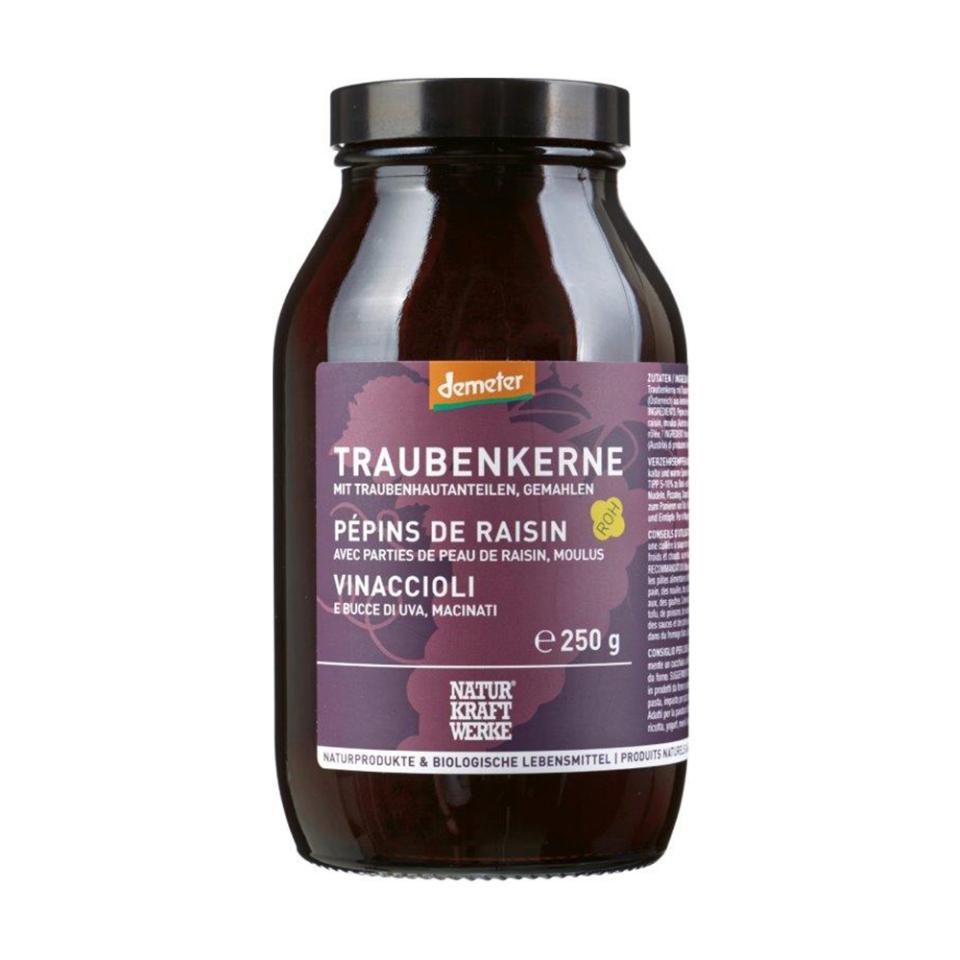 Traubenkerne gemahlen Bio Demeter