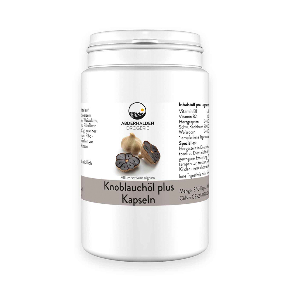 Knoblauchöl plus Kapseln