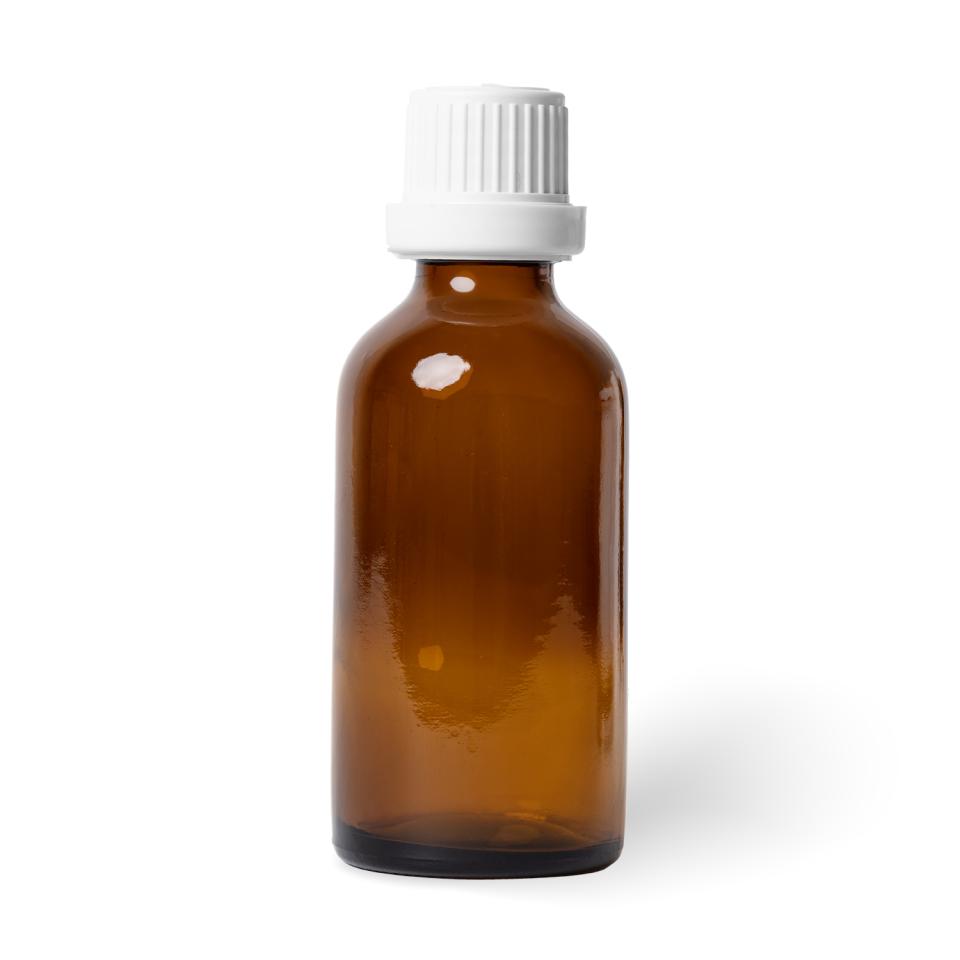 Flasche Glas inkl. Deckel mit Tropfeinsatz
