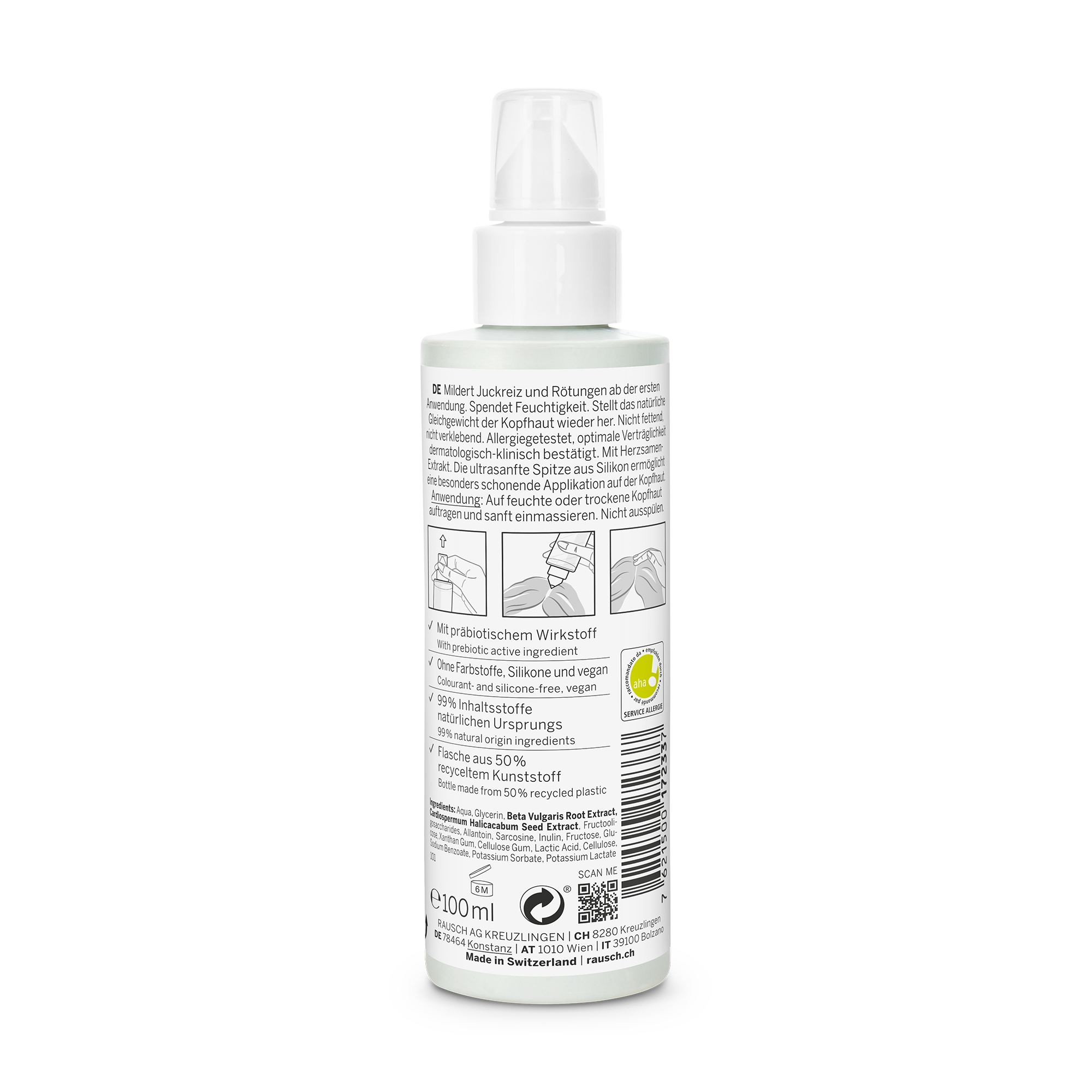Sensitive Kopfhaut Serum mit Herzsamen