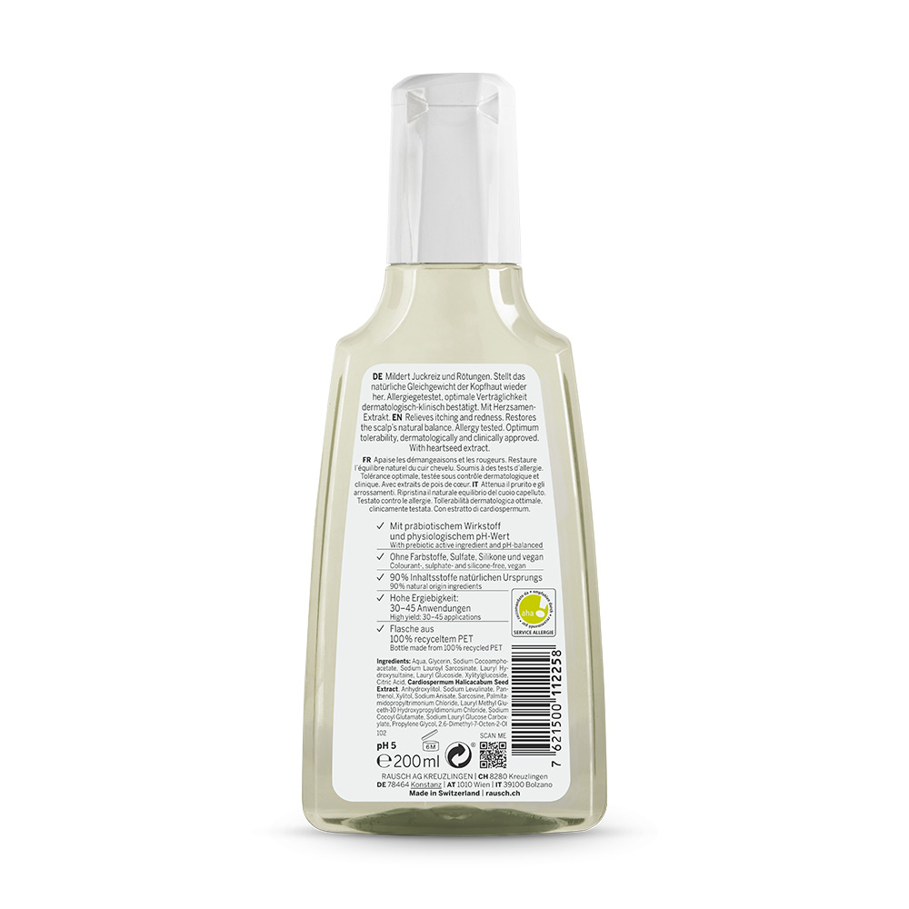 Sensitive Shampoo mit Herzsamen