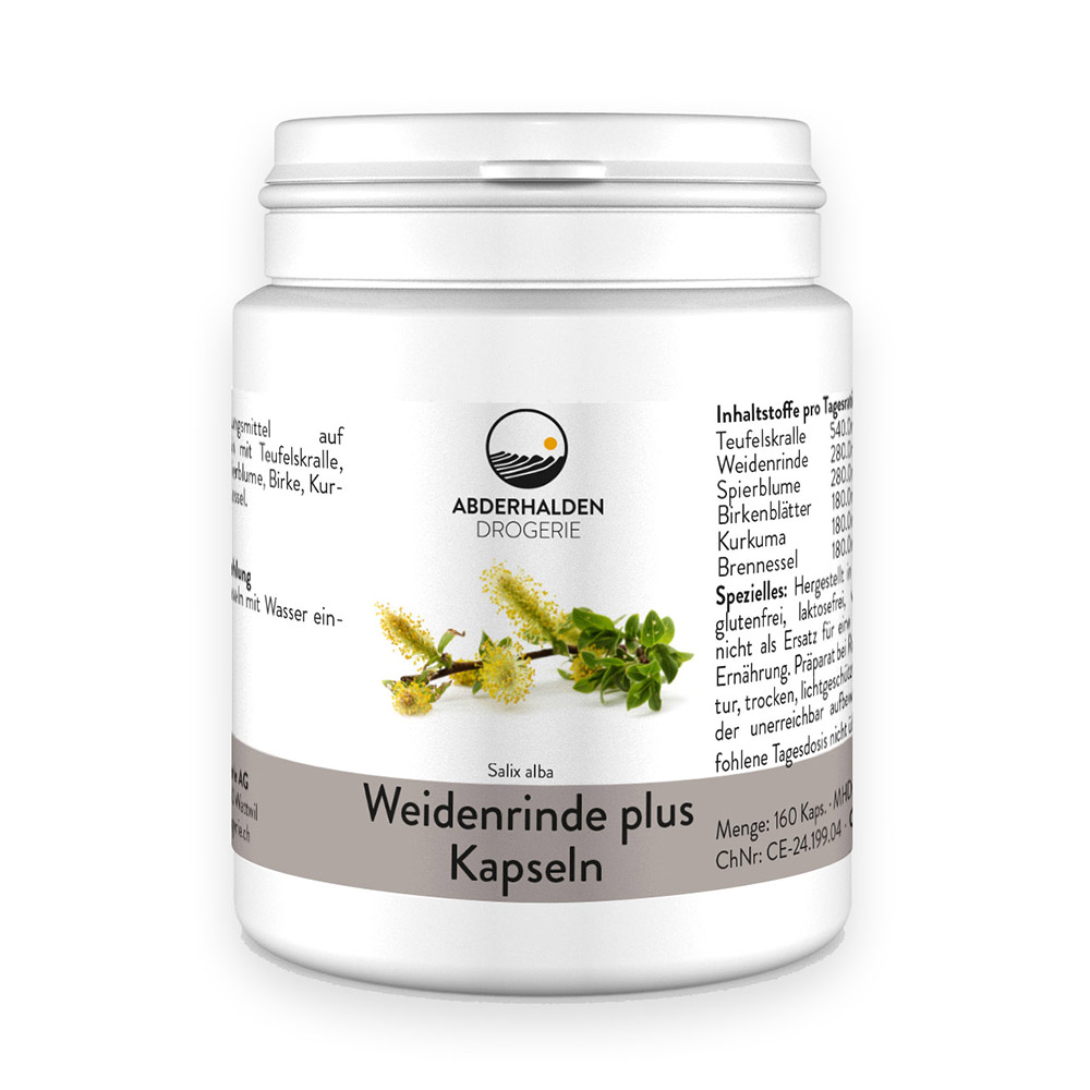 Weidenrinde plus Kapseln