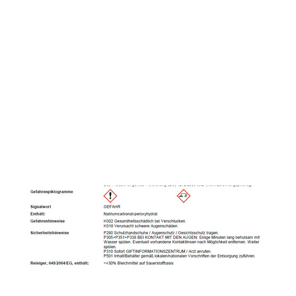 Bleichkomplex & Fleckenentferner