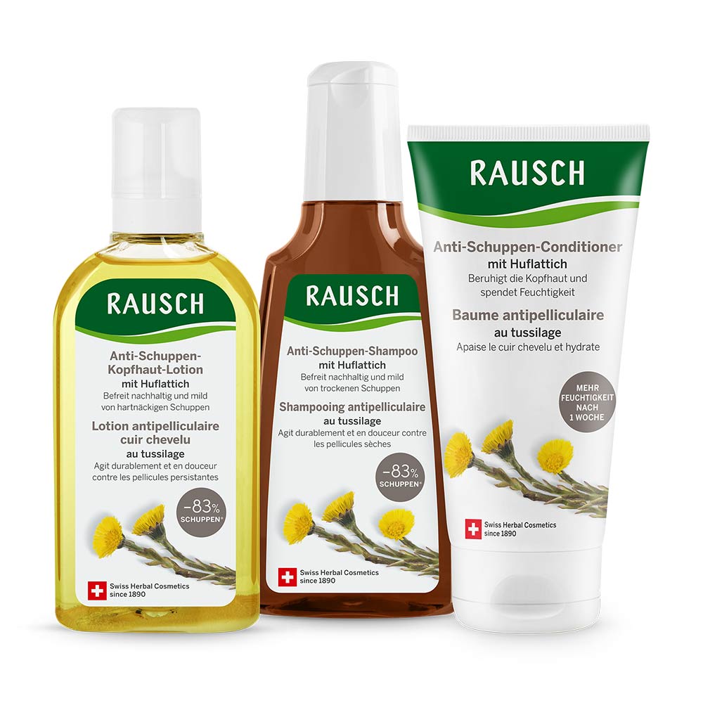 Anti-Schuppen Kopfhaut Lotion mit Huflattich