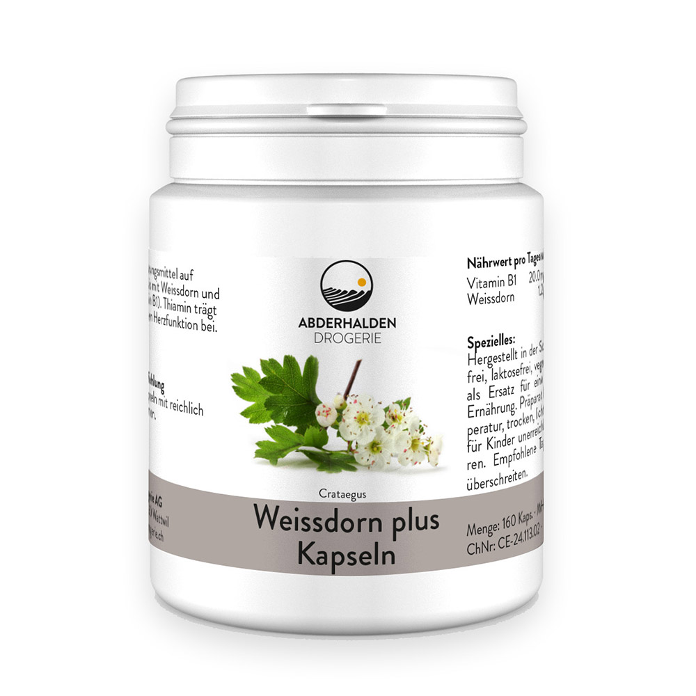 Weissdorn plus Kapseln