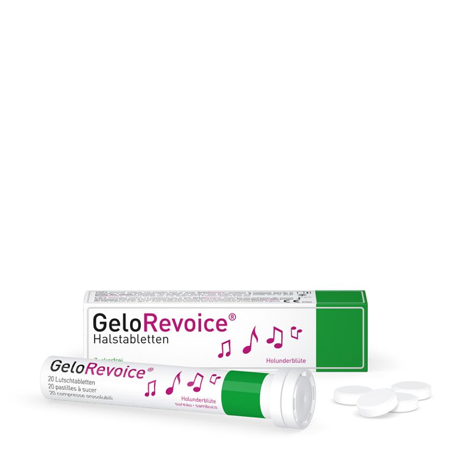 GeloRevoice Halstabletten Holunder