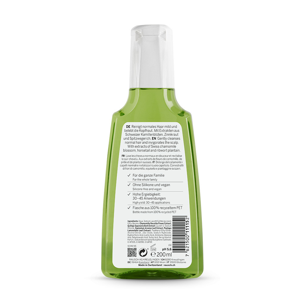 Pflege Shampoo mit Schweizer Kräutern