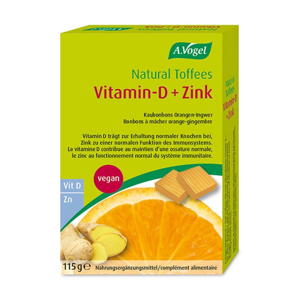 Natural Toffees Vitamin D + Zink