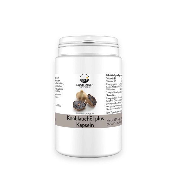 Knoblauchöl plus Kapseln