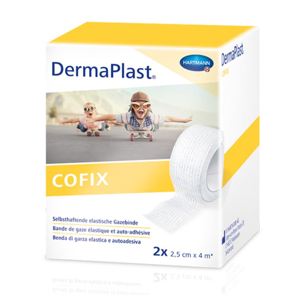 Dermaplast Cofix Elastische Gazebinde Weiss Drogerieshop24 8641