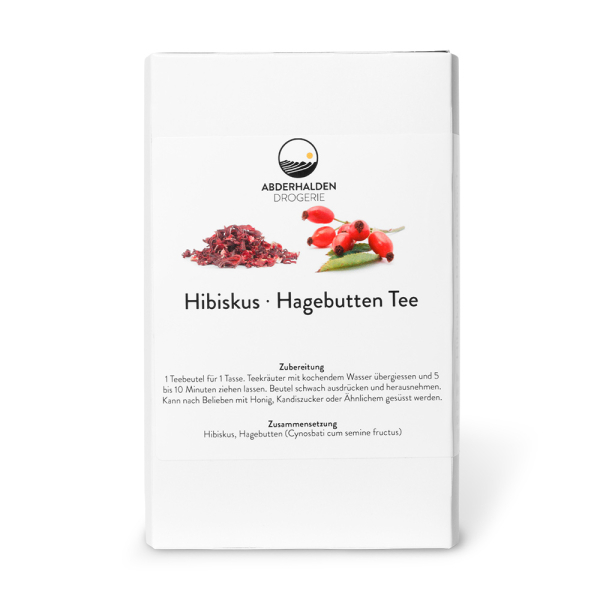 Hibiskus Hagebutten Tee Portionenbeutel