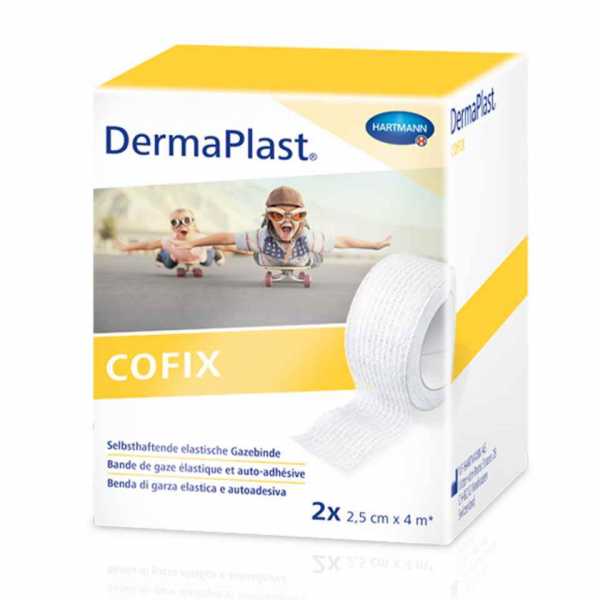 Dermaplast CoFix Elastische Gazebinde weiss