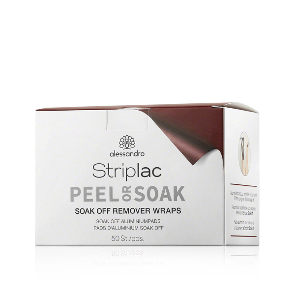 Striplac Soak Off Remover Wraps