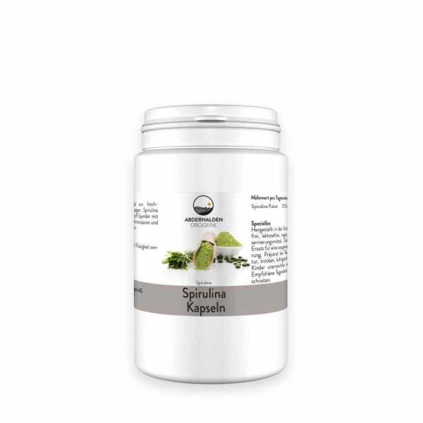 Spirulina Mikroalge Kapseln