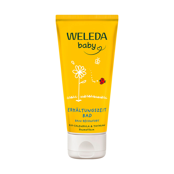 Baby Erkältungszeit Bad Calendula