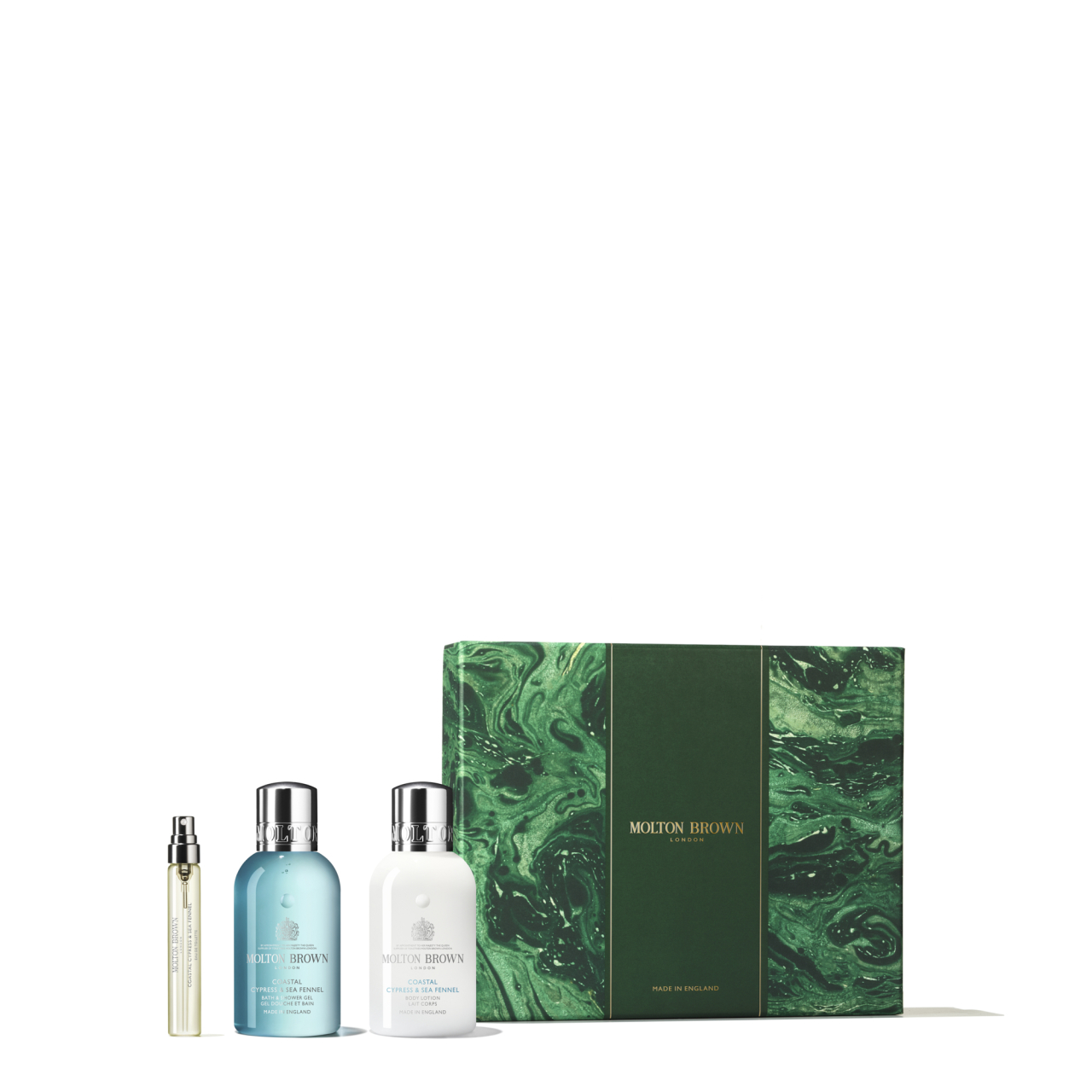 Coastal Cypress & Sea Fennel Travel Set