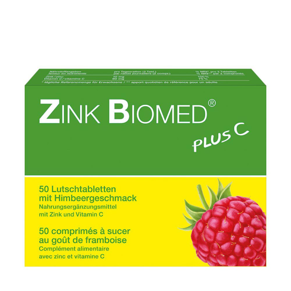 Zink plus C Lutschtabletten Himbeer