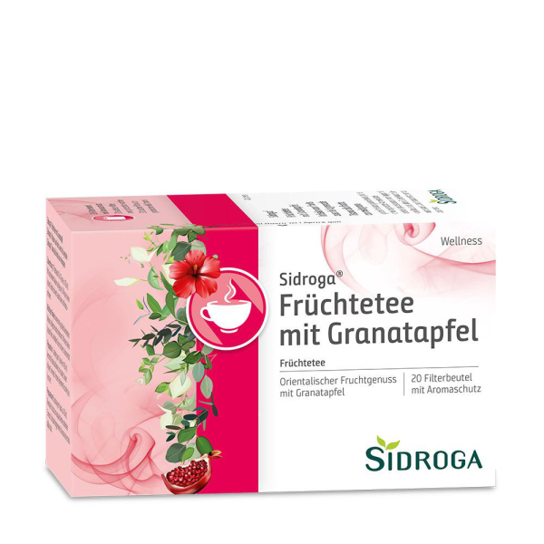 Wellness Früchtetee mit Granatapfel Beutel