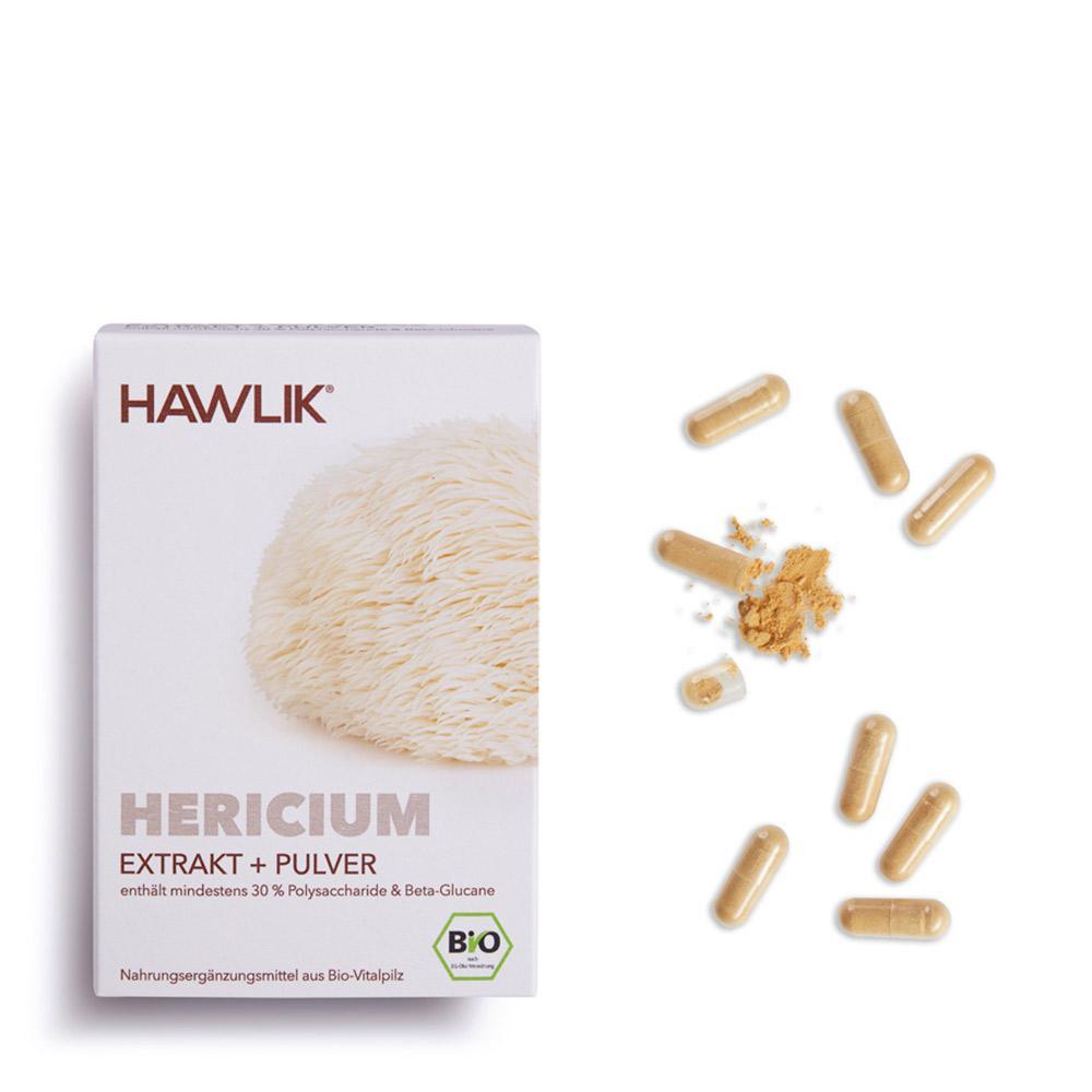 Hericium Extrakt + Pulver Kapseln