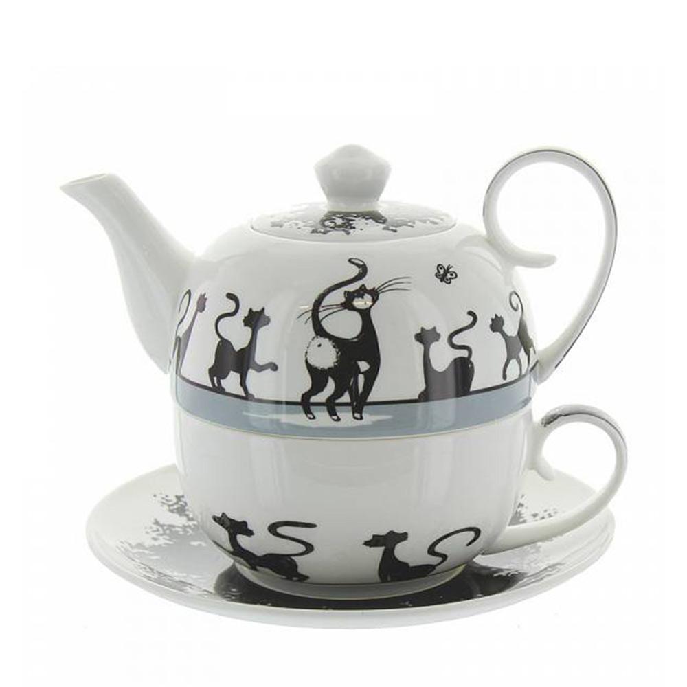 Tea For One Elegant Cat