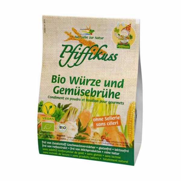 Bio Würze und Gemüsebrühe ohne Sellerie