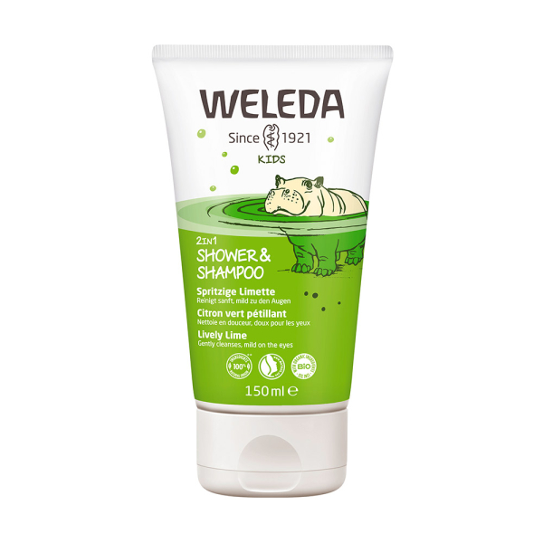 Kids 2in1 Shower & Shampoo spritzige Limette