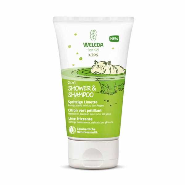 Kids 2in1 Shower & Shampoo spritzige Limette