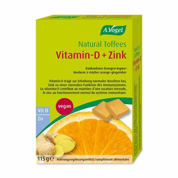 Natural Toffees Vitamin D + Zink