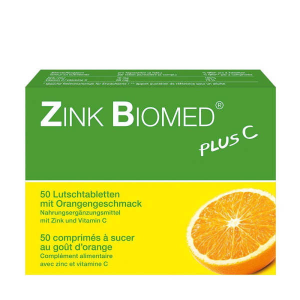 Zink Plus C Lutschtabletten Orange