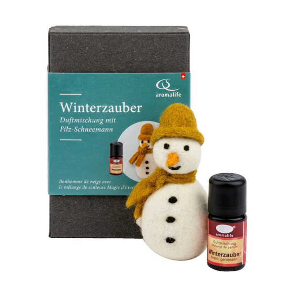 Winterzauber Duftmischung mit Schneemann